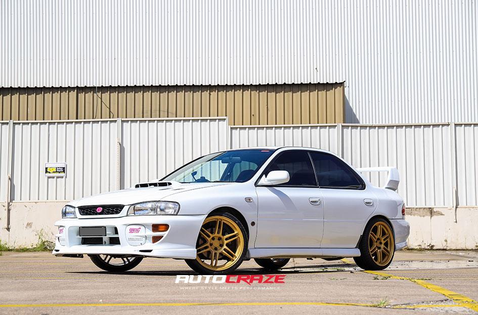 SUBARU WRX SF01 GOLD